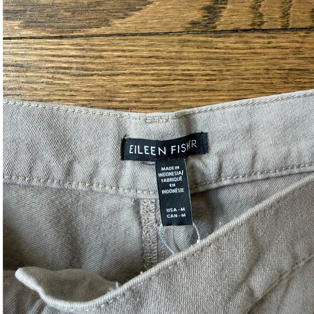 Eileen Fisher Organic Cotton Wide Leg Cargo Pant Size Medium NWT - Picture 4 of 10